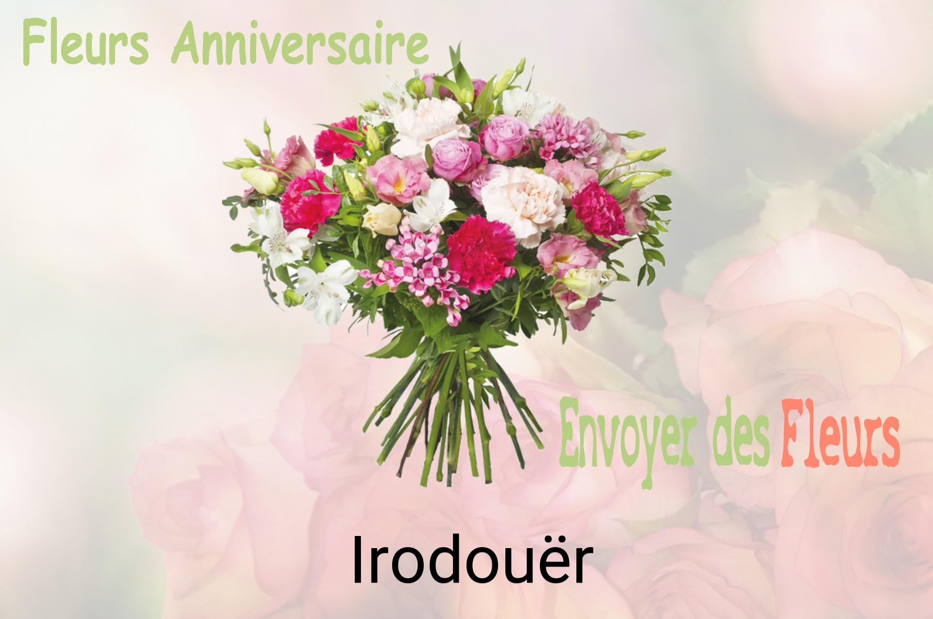 Bouquet de fleurs d’anniversaire livré à Irodouër