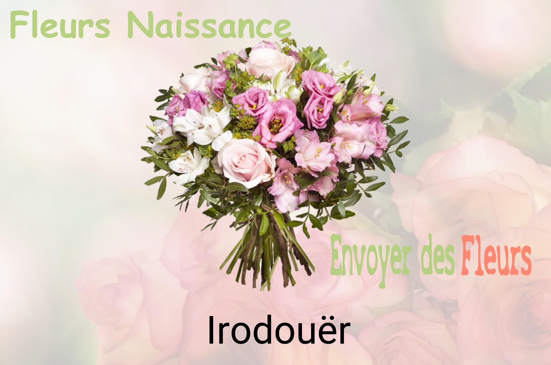 Bouquet de fleurs de naissance livré à Irodouër